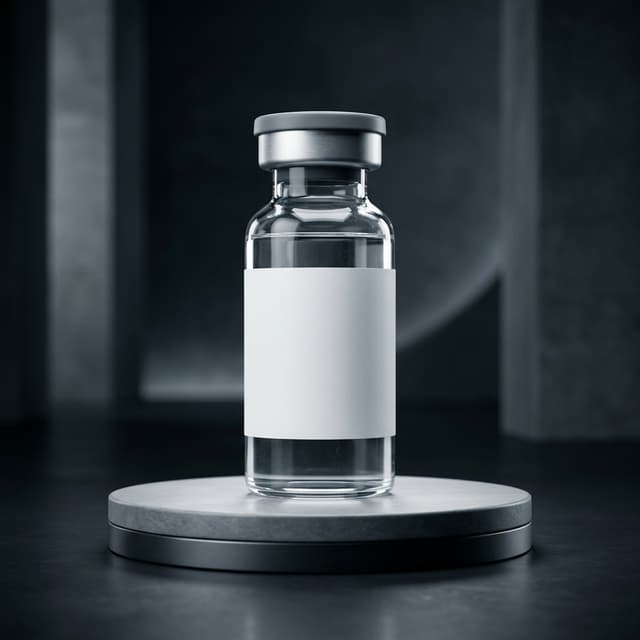 Blank vial ready for your brand